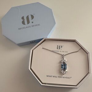 Bomb Party The GOGO Necklace NK77364 Blue Spinel Rhodium Plating